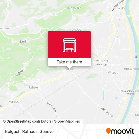 Balgach, Rathaus map