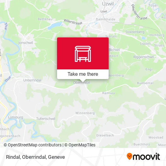 Rindal, Oberrindal map