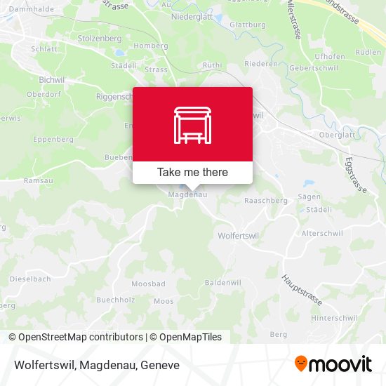 Wolfertswil, Magdenau map