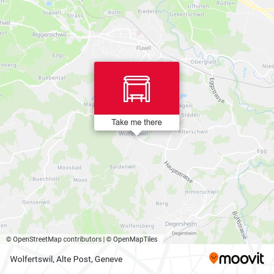 Wolfertswil, Alte Post map
