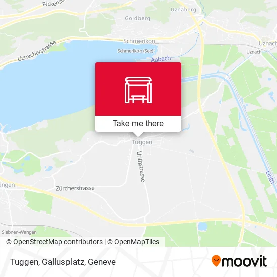 Tuggen, Gallusplatz map