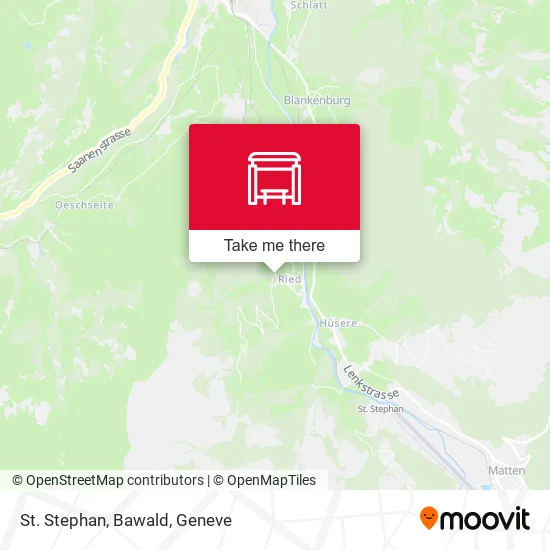 St. Stephan, Bawald map