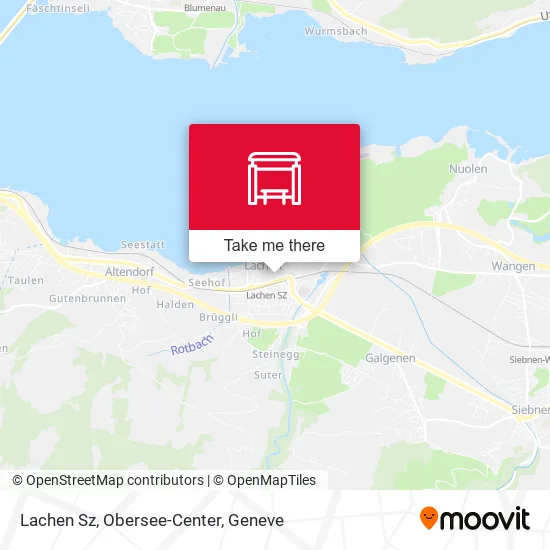 Lachen Sz, Obersee-Center map