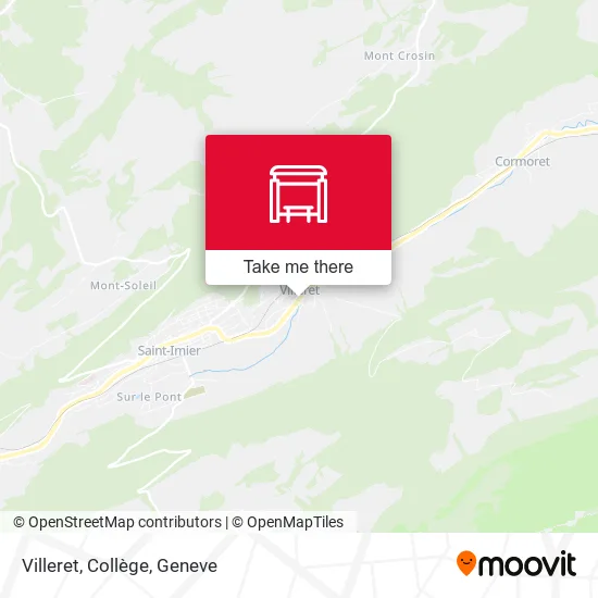 Villeret, Collège map