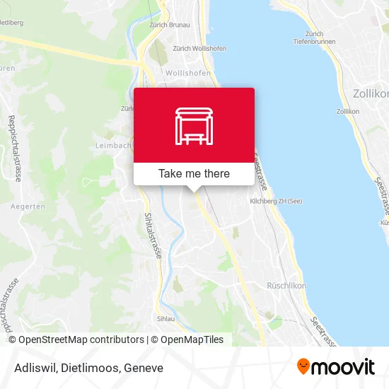 Adliswil, Dietlimoos map