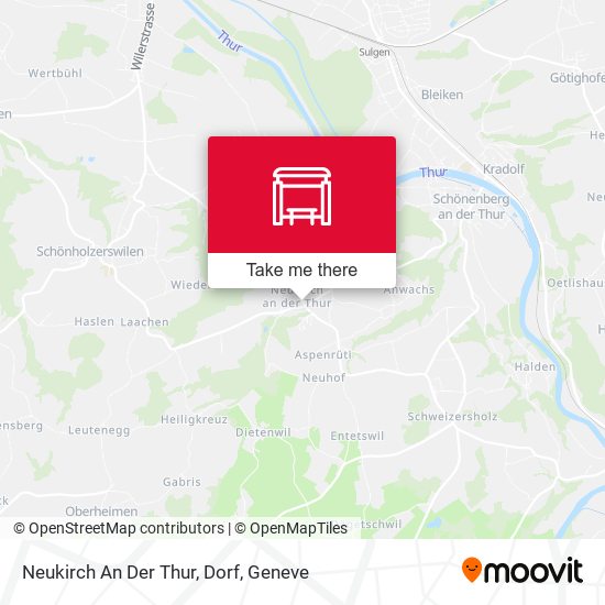Neukirch An Der Thur, Dorf map