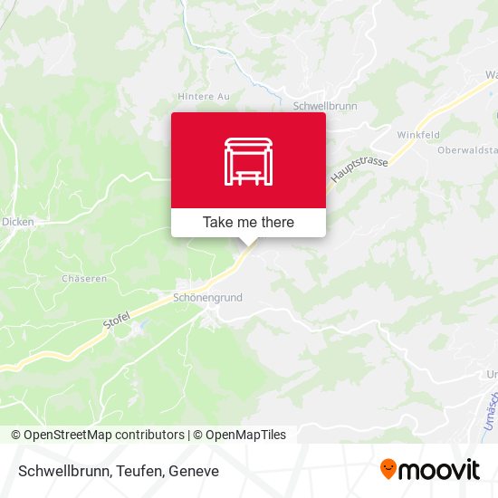 Schwellbrunn, Teufen map