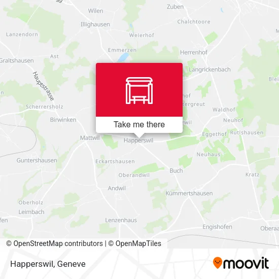 Happerswil map