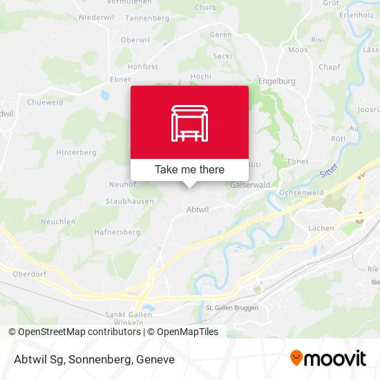 Abtwil Sg, Sonnenberg map