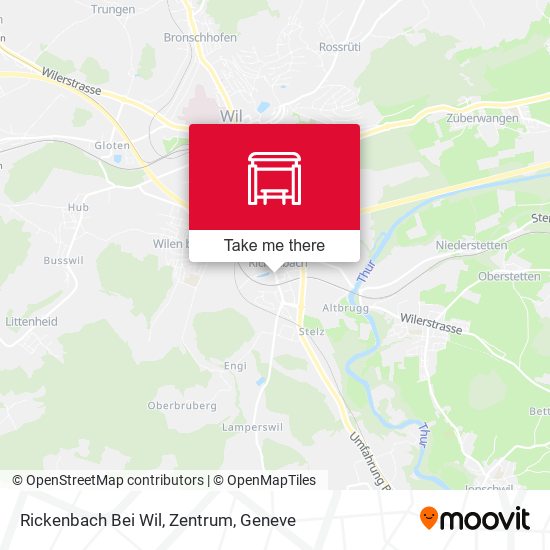 Rickenbach Bei Wil, Zentrum map