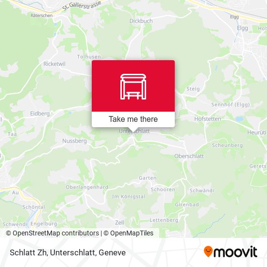 Schlatt Zh, Unterschlatt map