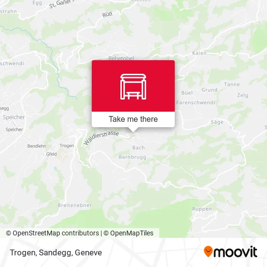 Trogen, Sandegg map