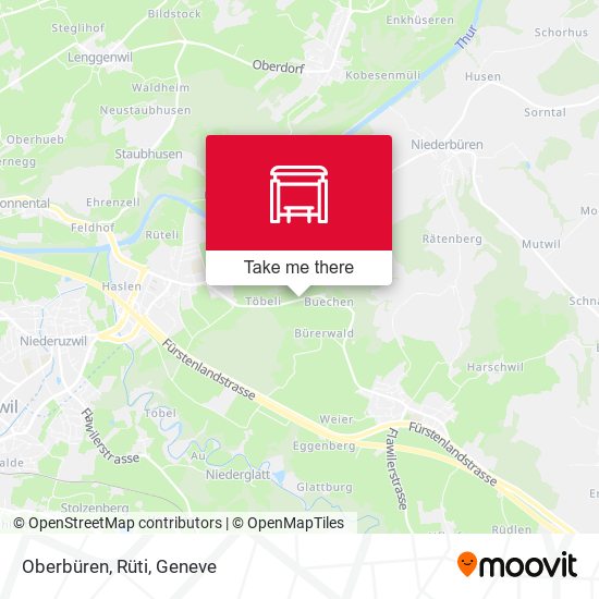 Oberbüren, Rüti map