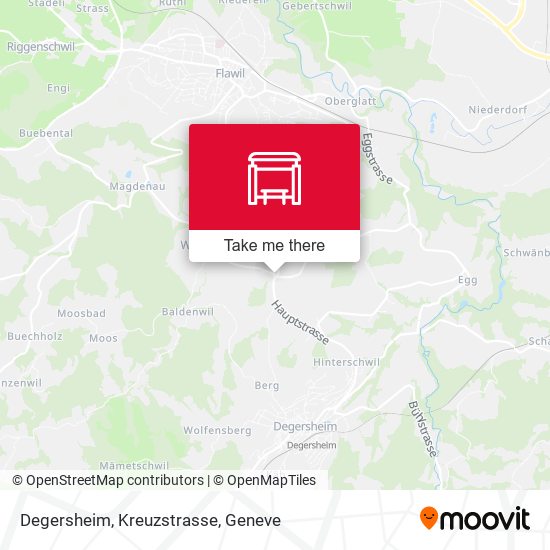 Degersheim, Kreuzstrasse map