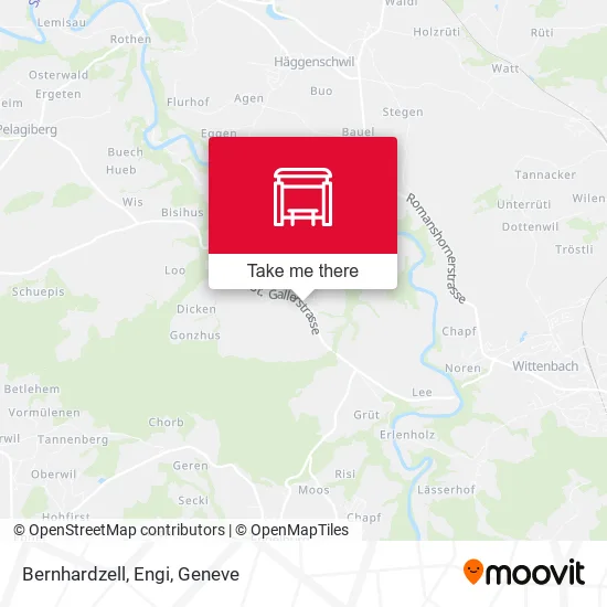 Bernhardzell, Engi map