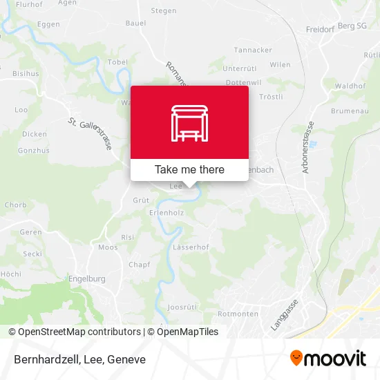 Bernhardzell, Lee map