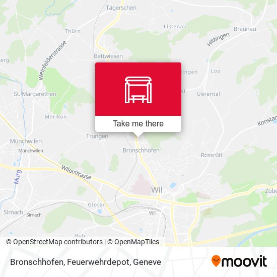 Bronschhofen, Feuerwehrdepot map