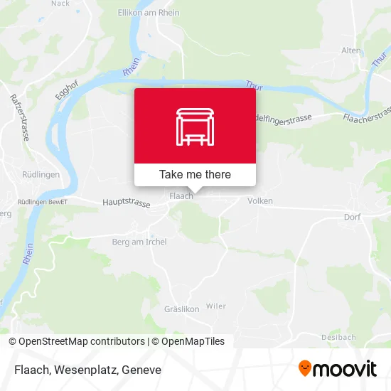 Flaach, Wesenplatz map