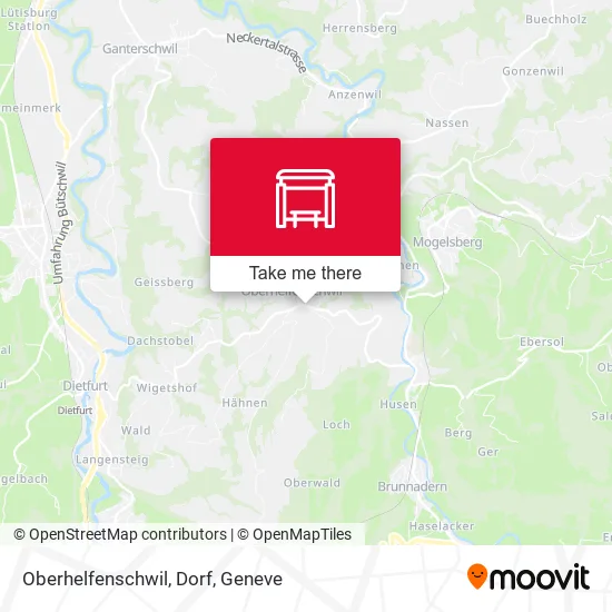 Oberhelfenschwil, Dorf map