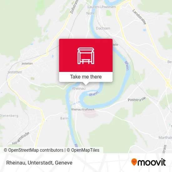 Rheinau, Unterstadt map