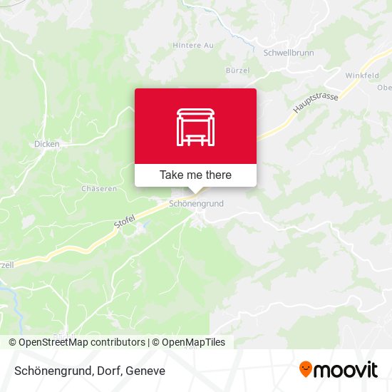 Schönengrund, Dorf map