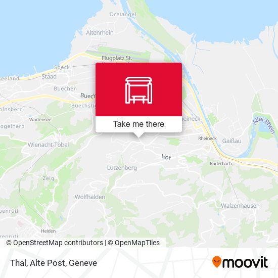 Thal, Alte Post map