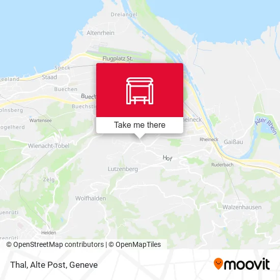 Thal, Alte Post map