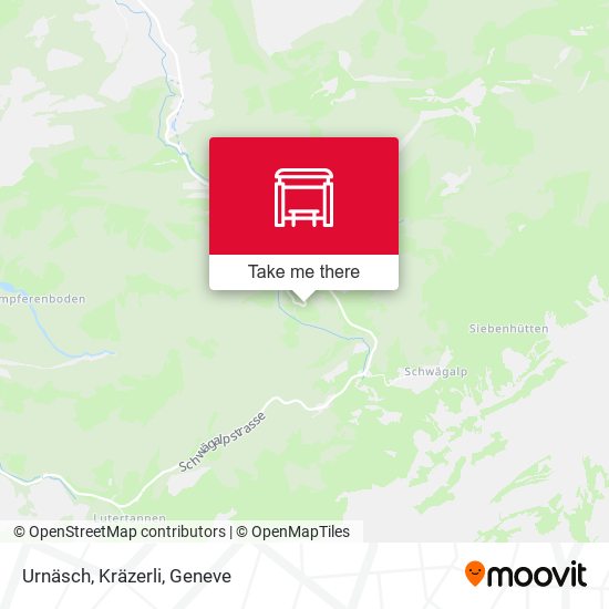 Urnäsch, Kräzerli map