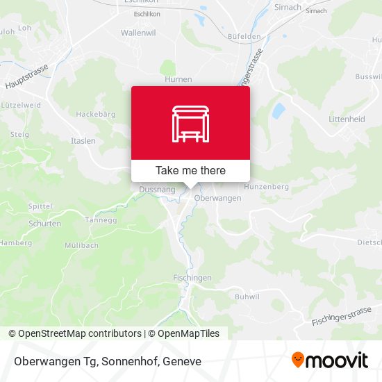 Oberwangen Tg, Sonnenhof map