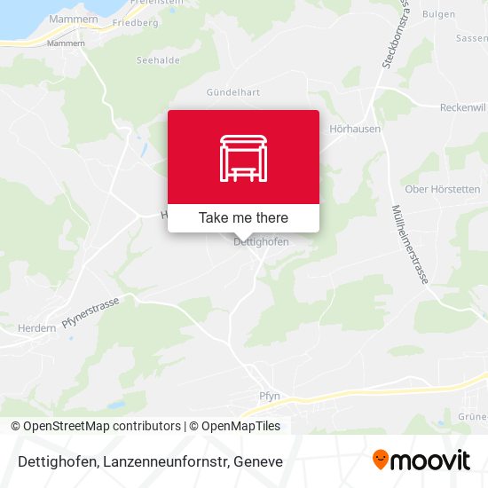 Dettighofen, Lanzenneunfornstr map