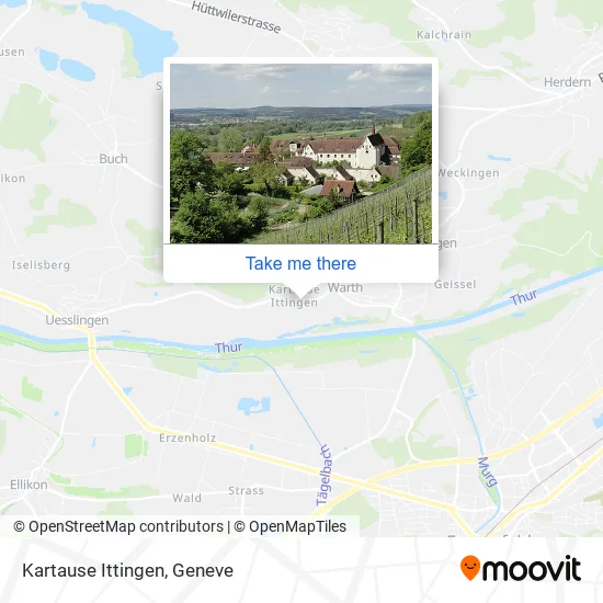 Kartause Ittingen map