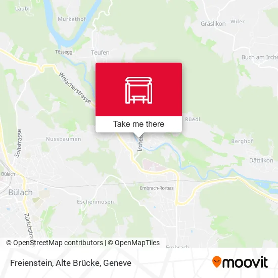 Freienstein, Alte Brücke map