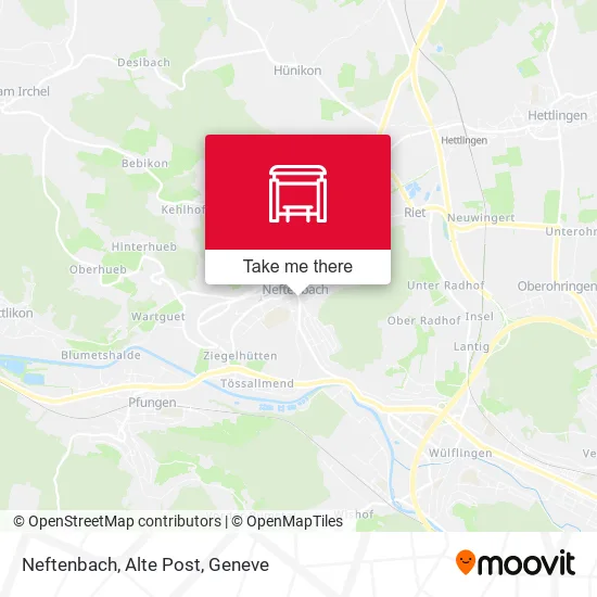 Neftenbach, Alte Post map