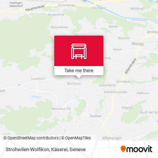 Strohwilen-Wolfikon, Käserei map