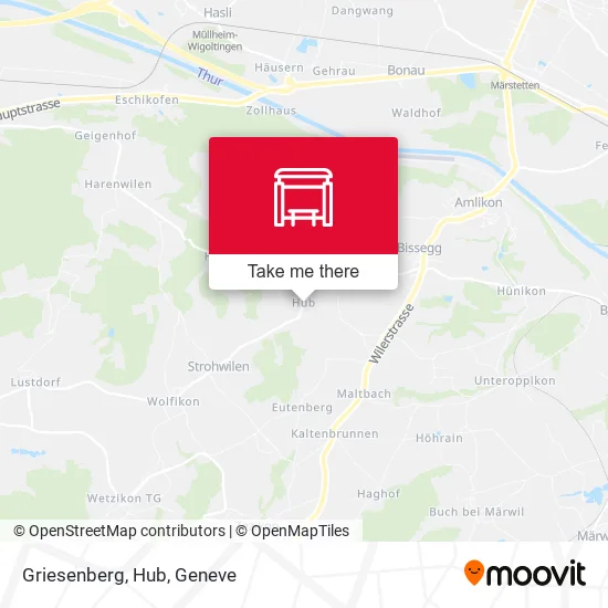 Griesenberg, Hub map