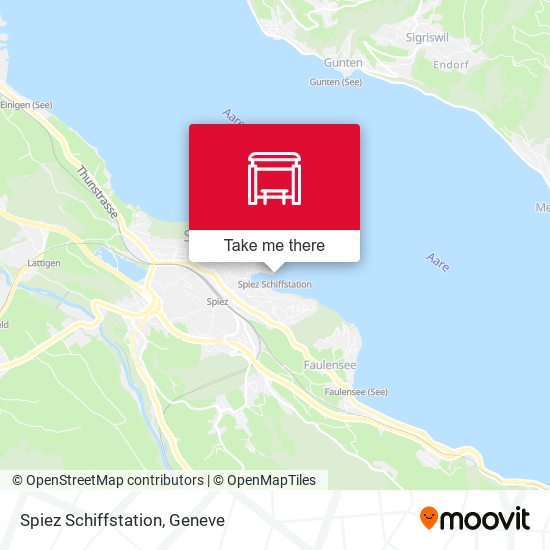 Spiez Schiffstation map