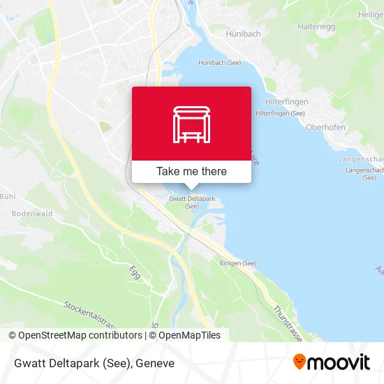 Gwatt Deltapark (See) map