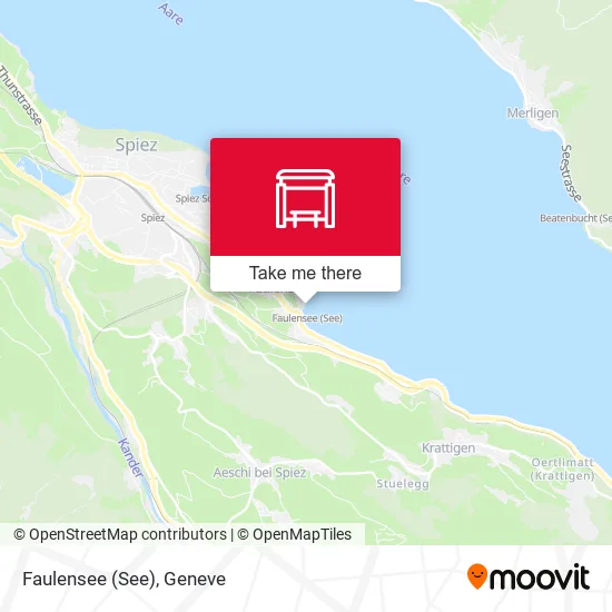 Faulensee (See) map