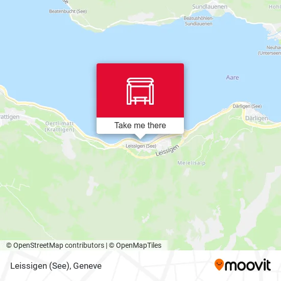 Leissigen (See) map