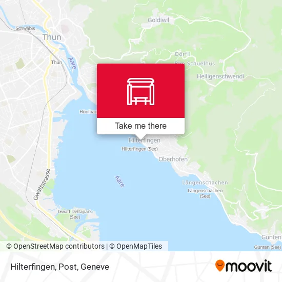 Hilterfingen, Post map