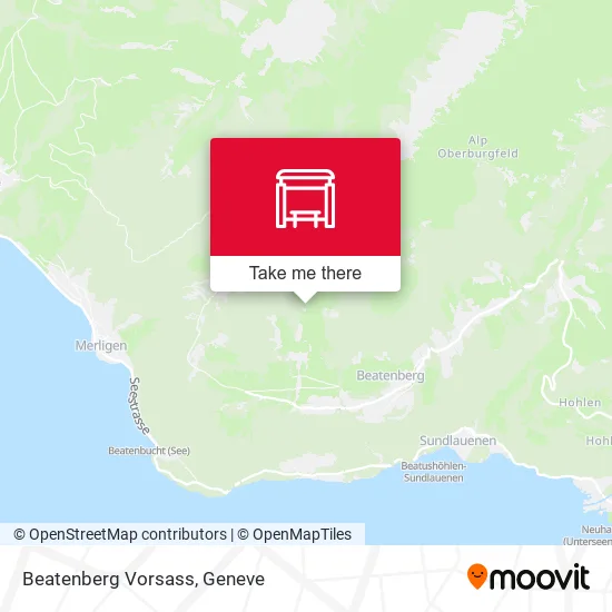 Beatenberg Vorsass map