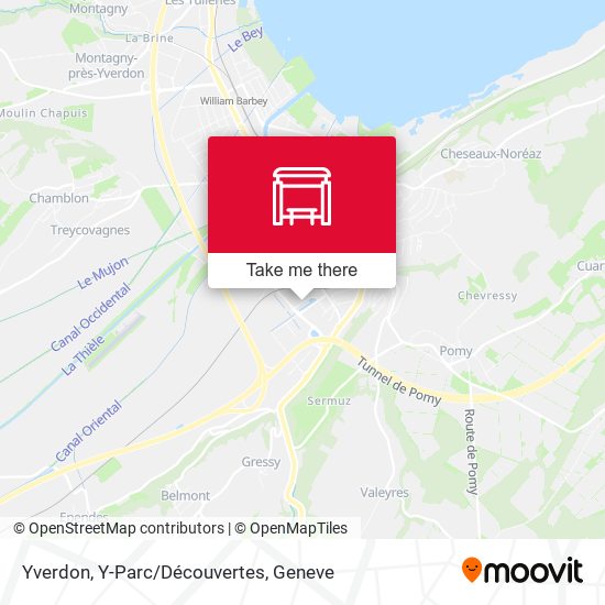 Yverdon, Y-Parc/Découvertes map