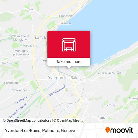 Yverdon-Les-Bains, Patinoire map