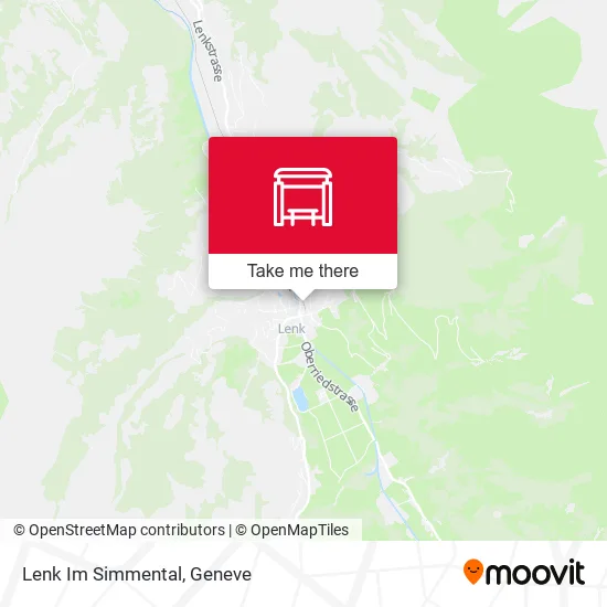 Lenk Im Simmental map