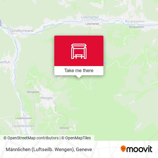 Männlichen (Luftseilb. Wengen) map