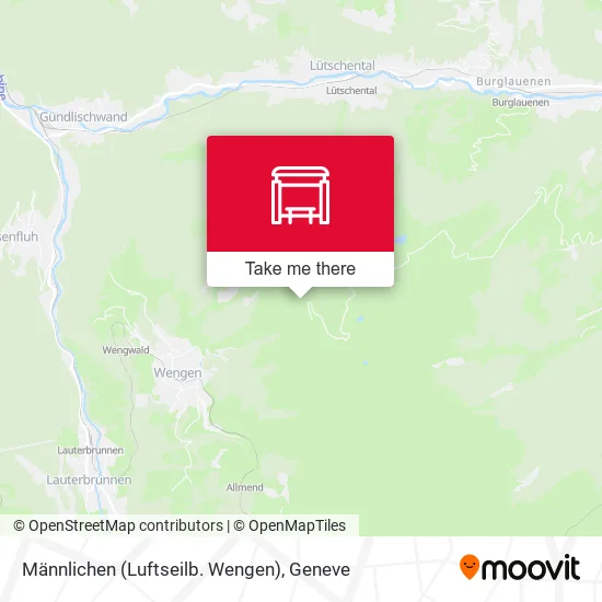 Männlichen (Luftseilb. Wengen) map