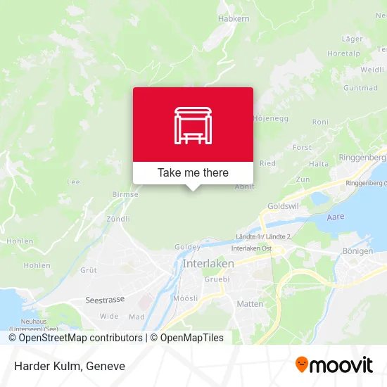 Harder Kulm map