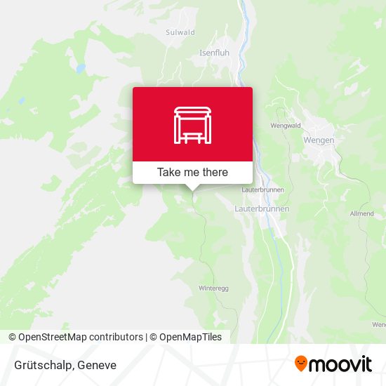 Grütschalp map