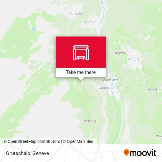 Grütschalp map