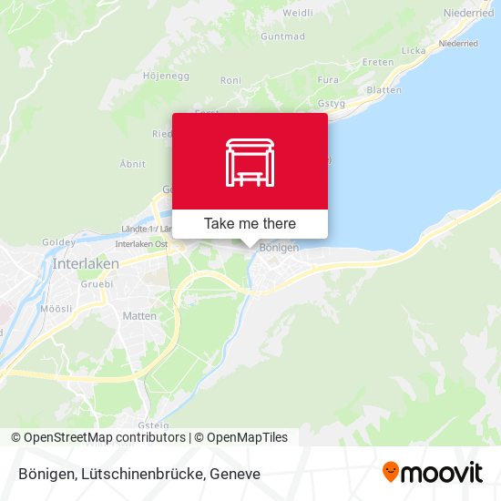 Bönigen, Lütschinenbrücke map